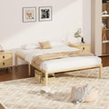 Natural Bamboo Queen Platform Bed Frame