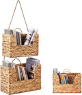 2-Tier Water Hyacinth Magazine Baskets