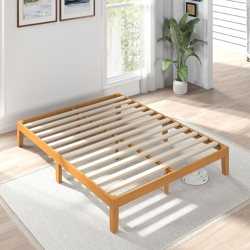 Heavy Duty Full Platform Bed With Underbed Storage