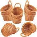 8 Boho Woven Wall Hanging Baskets